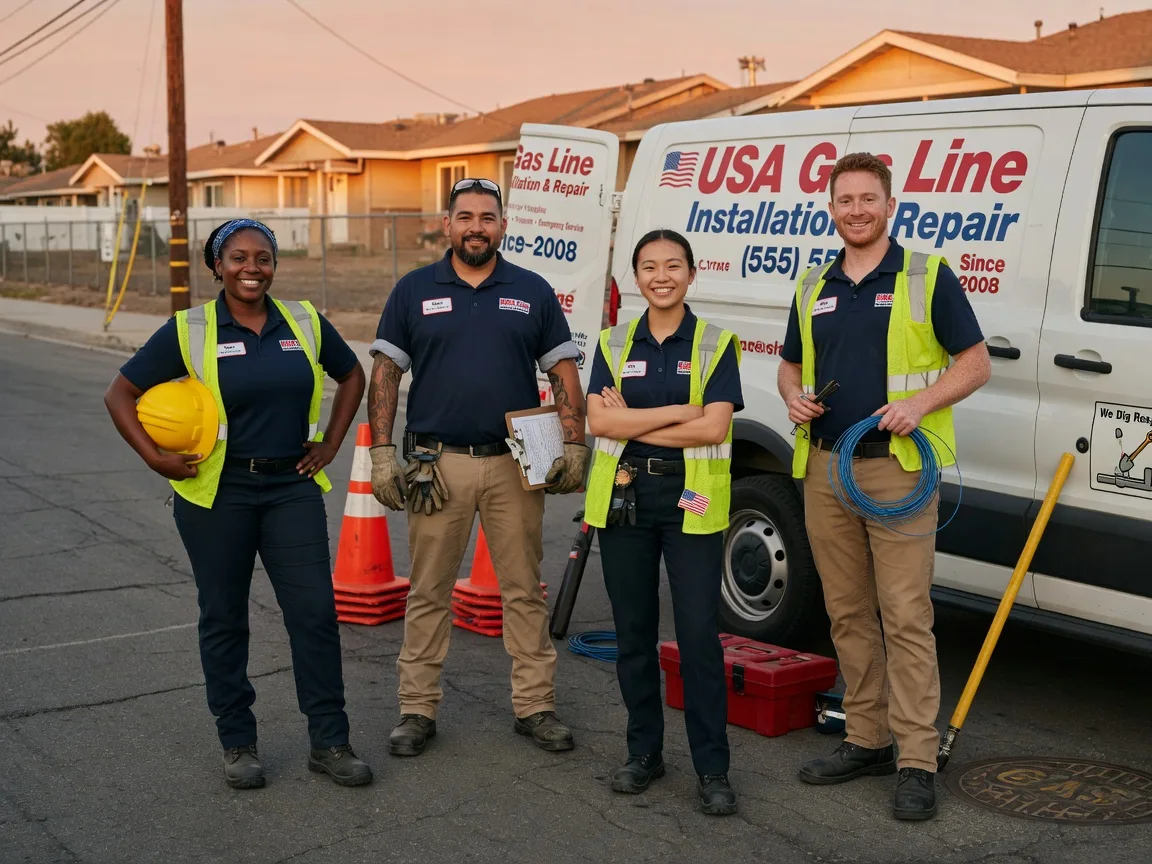 Gas Line Installation company in Crystal Spring, PA